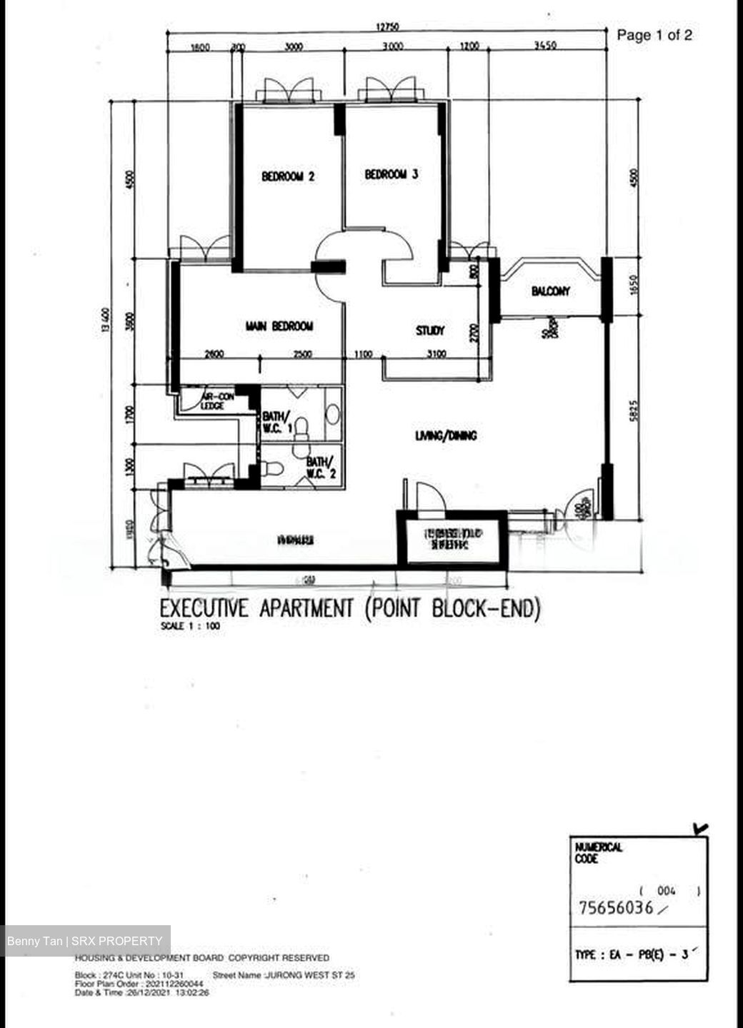 Blk 274C Wenya (Jurong West), HDB Executive #593365281